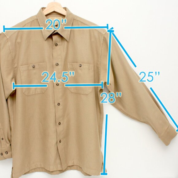 Christopher Rand Men's Long Sleeve Button Front Shirt Large - Picture 4 of 6